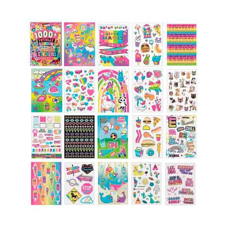 Libro con 1000 Stickers Arcoíris Fashion Angels-2