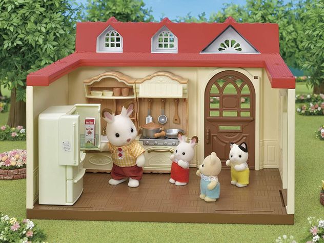 Casa Techo de Frambuesa Sylvanian Families-2