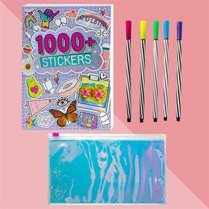 Libro Stickers y Lápices Fashion Angels-1
