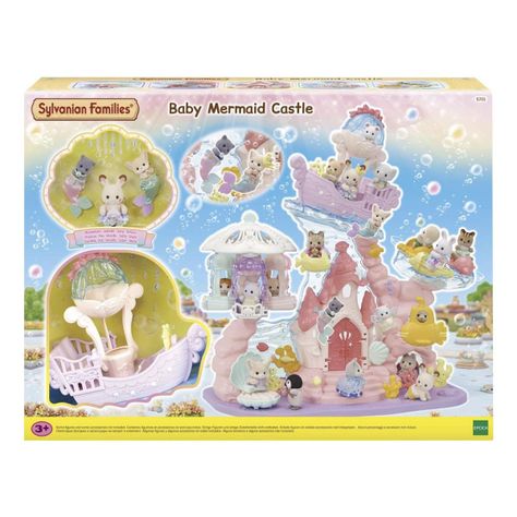 Castillo Sirenita Bebé Sylvanian Families-0