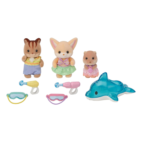 Amigos de la Guardería Fiesta en la Piscina Sylvanian Families-3