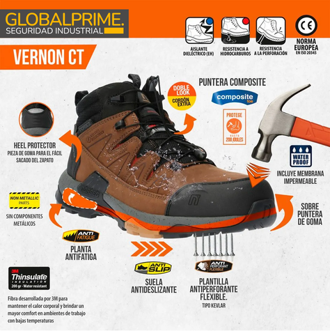 Botin de Seguridad Norseg Vernon CT-7