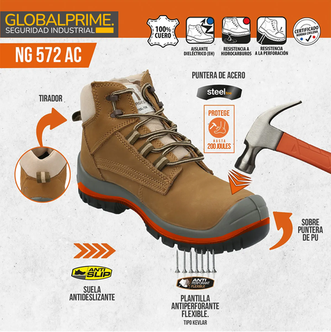 Botin de Seguridad Norseg NG-572 AC-7