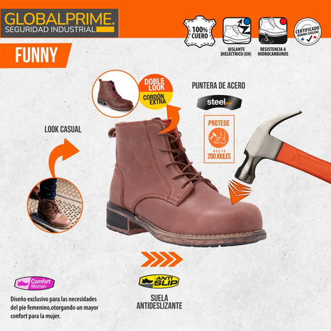 Botin de Seguridad Norseg Funny-7