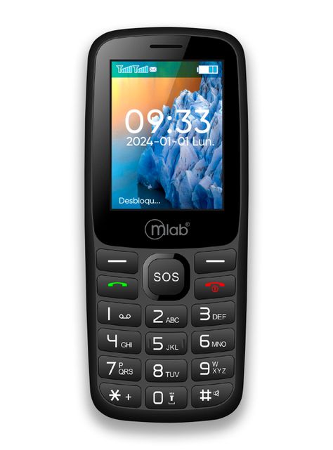 Telefono Celular Adulto Mayor 4G Dual Sim Bar Style 2.4 Pulg-0