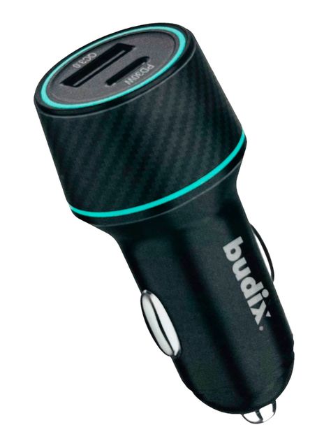 Cargador De Auto USB C 52.5W Protección Carga Rapida-1