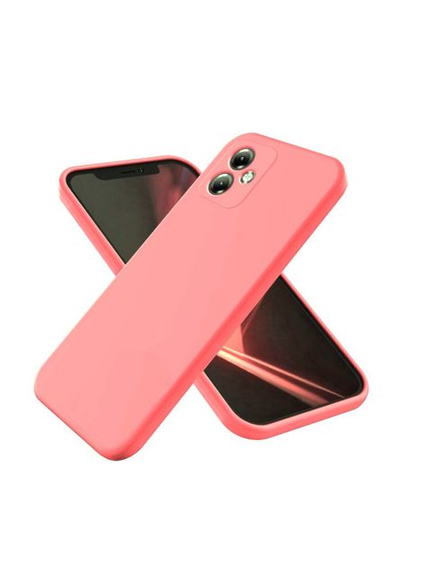 Carcasa Funda  Para Motorola G84 Goma Rosado-0