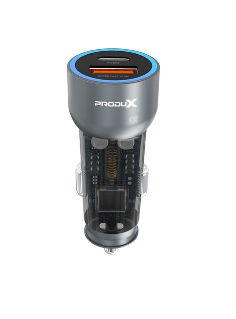 Cargador De Auto USB C y USB Protección Carga Rapida 3.0-0