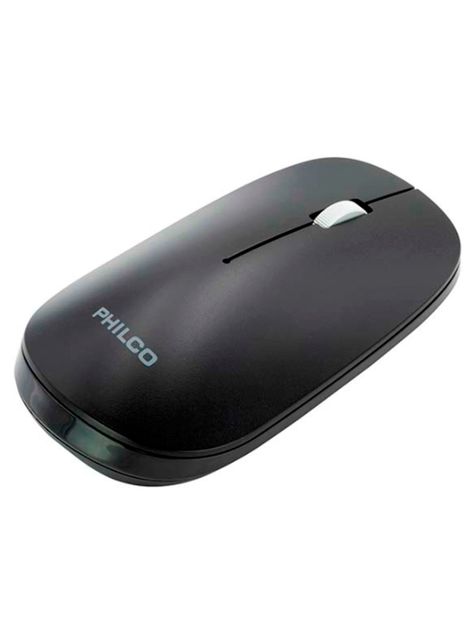 Mouse Optico Inalámbrico Receptor USB Philco 7305B Negro-1
