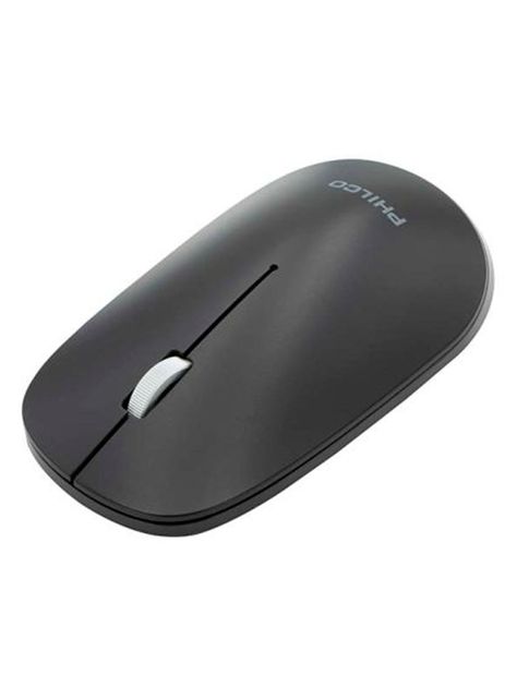Mouse Optico Inalámbrico Receptor USB Philco 7305B Negro-2