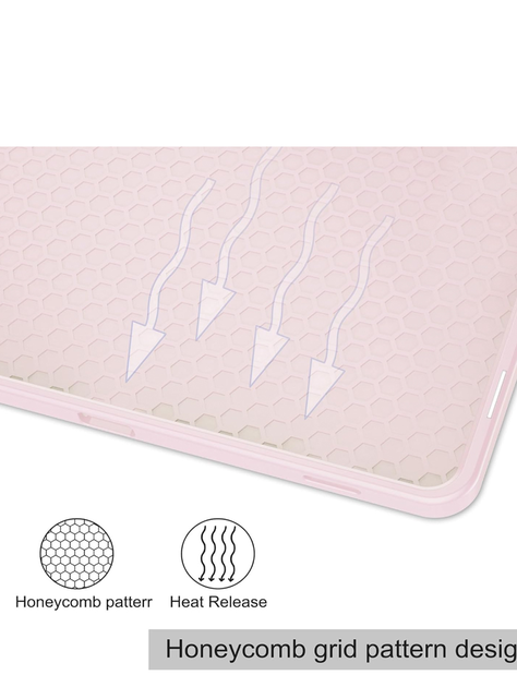 Funda Smart Cover Para Tablet Samsung A9+ Plus Gold Rose-3