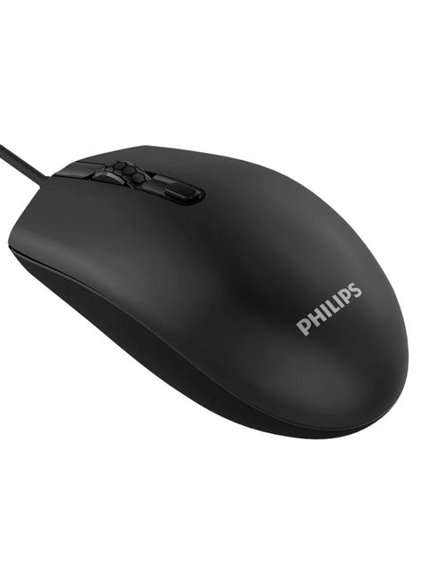 Mouse Con Cable USB Philco 29PPR7204B 2400 Dpi Negro-1