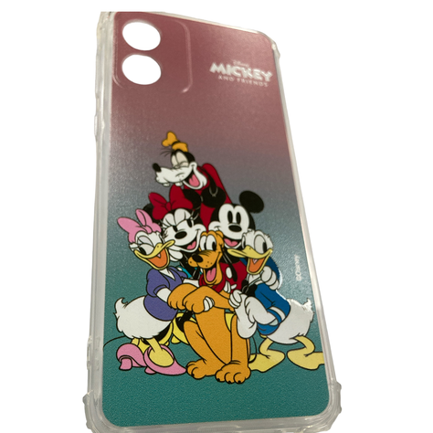 Carcasa Para Motorola E13 Mickey Y Minnie Disney Degradado-2
