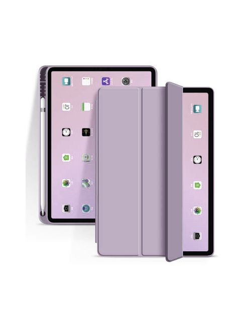 Carcasa Funda Smart Cover Para iPad 12.9 Lila-3