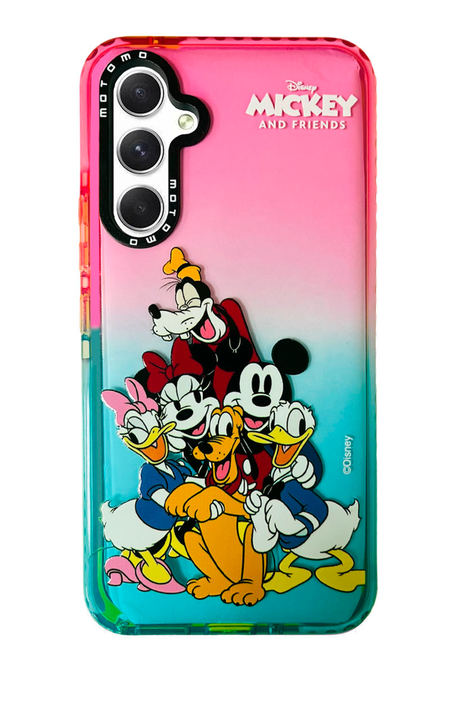 Carcasa Para Samsung A04S Mickey Y Minnie Disney Degradado-0