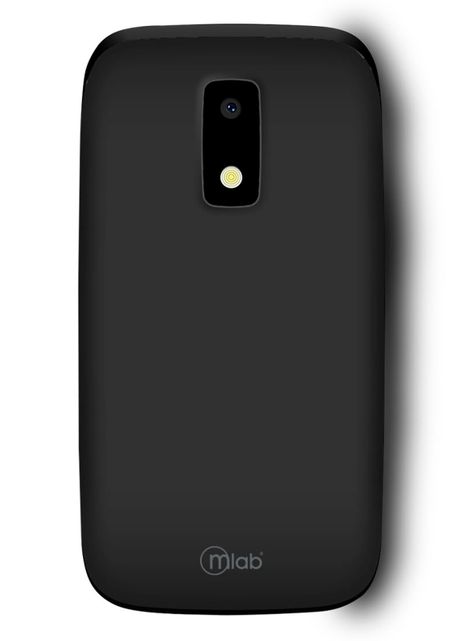 Telefono Celular Adulto Mayor 4G Tipo Almeja Microlab Negro-3