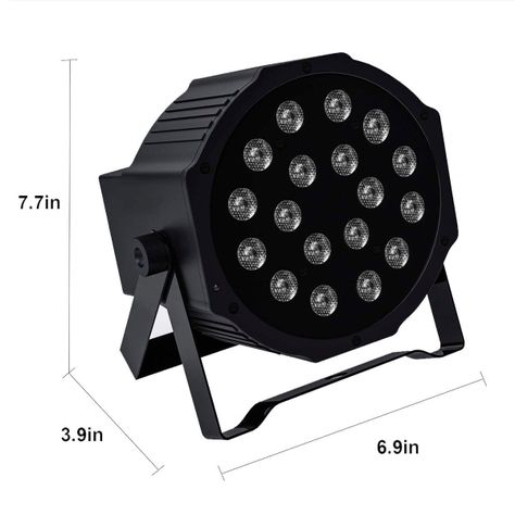 Luz Fiesta RGB PARLight Circle LED 8361-1