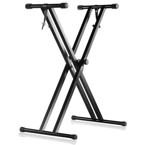 Atril Stand Para Teclados Musicales Doble Sonnet 8434 Negro-0