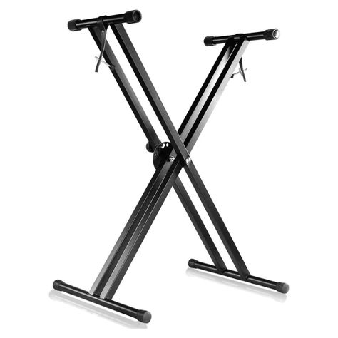 Atril Stand Para Teclados Musicales Doble Sonnet 8434 Negro-1