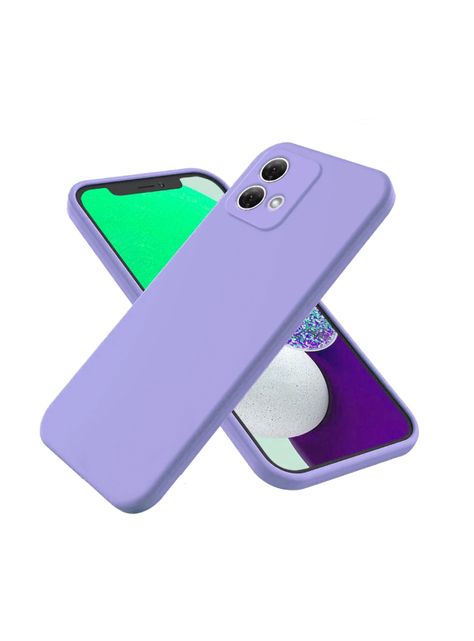 Carcasa Funda Para Motorola G84 Goma Lila-0