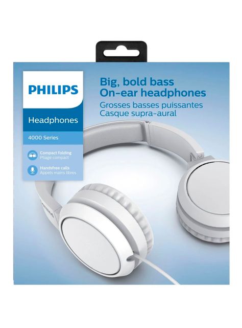Audifonos Con Cable Philips 4000 Series TAH4105 Blanco-3