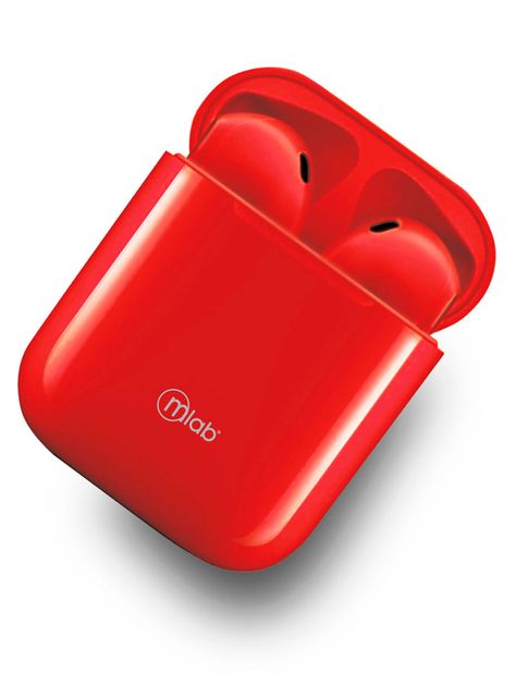 Audifonos Inalámbricos Bluetooth Just Fly Rojo-0