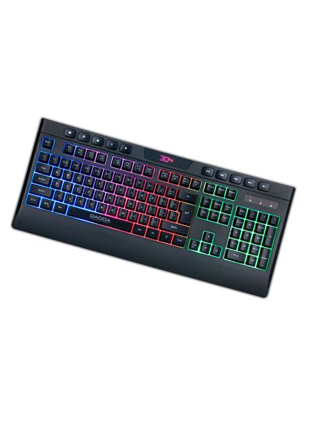 Teclado USB de Juego Retroiluminado Luz Led En Español-1