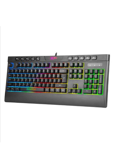 Teclado USB de Juego Retroiluminado Luz Led En Español-3