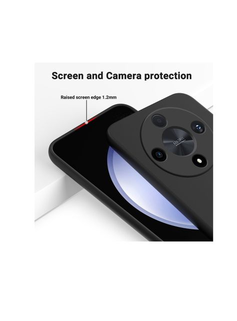 Carcasa Silicona Para Huawei Honor X9A Magic 5 lite Negro-3