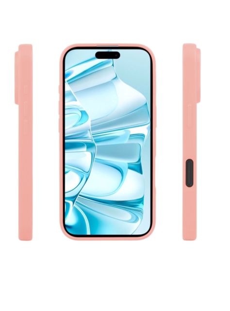 Carcasa Para iPhone 16 Silicona Rosado-2