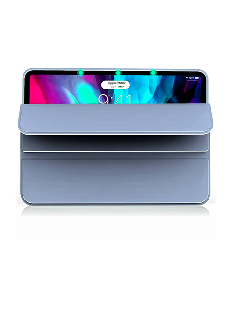 Fundas Smart Cover Para iPad Air 13 M2 2024 GrisAzul Sin Ran-1