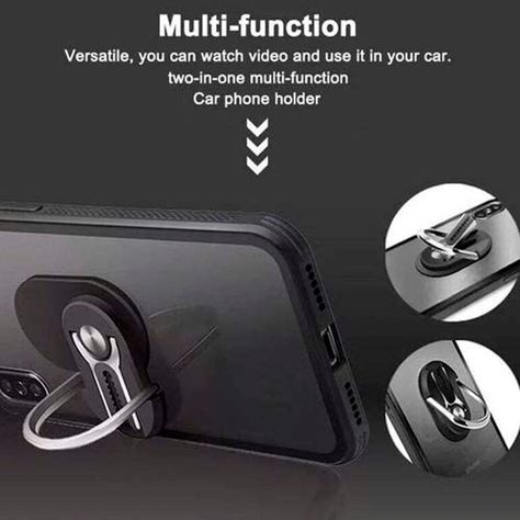 Soporte Para Auto Anillo Ivon FC01 Negro-4