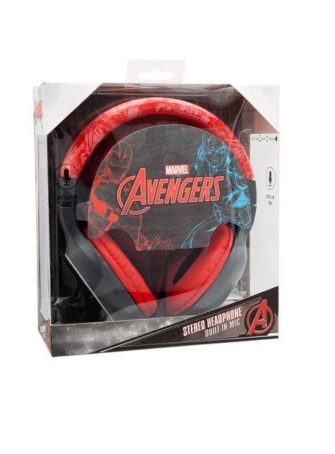Audifonos Estereo Con Microfono Marvel Avengers Iron Man-1