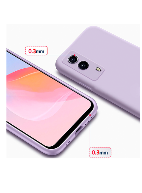 Carcasa Funda Para Vivo Y53S Goma Fucsia-3