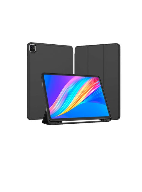 Funda Con Lamina Sensación Papel Para iPad 12.9 Negro-1