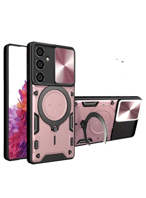 Carcasa Tipo Armor Para iPhone 15 Pro Rosado-0