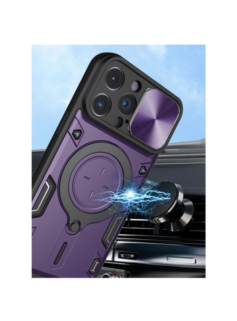 Carcasa Tipo Armor Para iPhone 15 Pro Rosado-2
