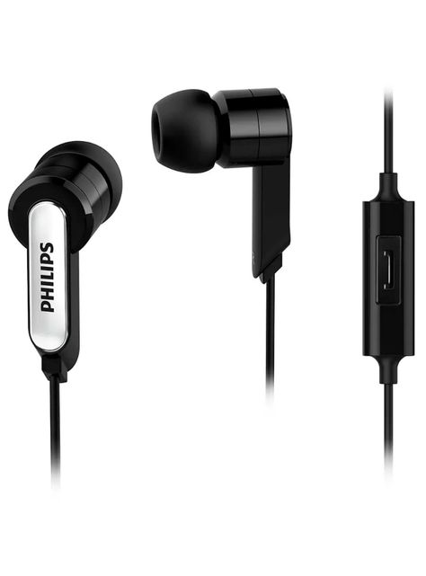 Audifonos Con Microfono Philips 1405BK Negro-0
