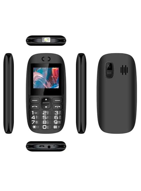 Telefono Celular Adulto Mayor 4G 1.77" Color Tecnolab Negro-2