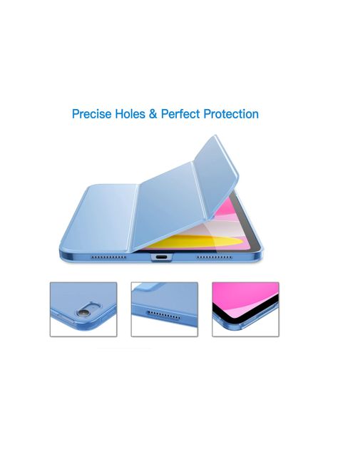 Funda Para iPad 10.9 2022 10gen Con Ranura Turquesa-5