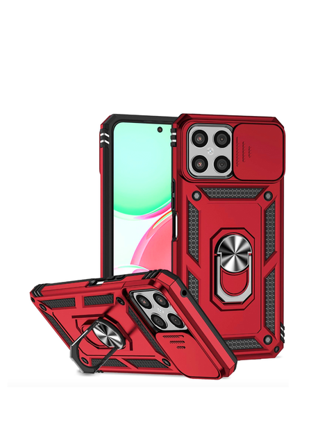 Carcasa Para Honor X8A 5g Tipo Armor Rojo-0