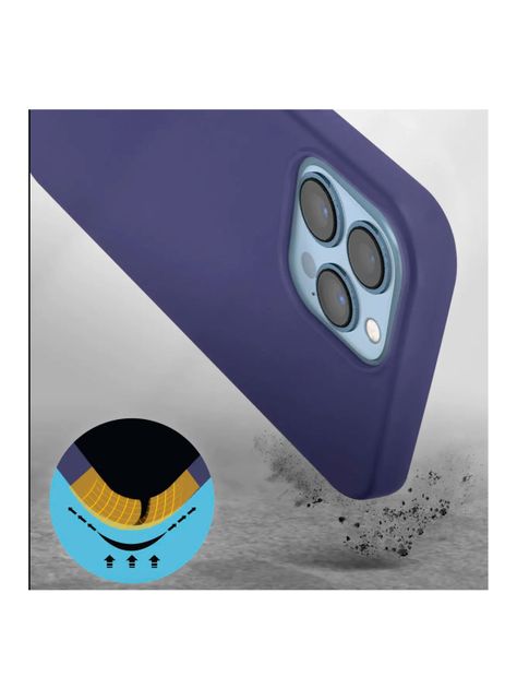 Carcasa Para iPhone 15 Goma Lila-2