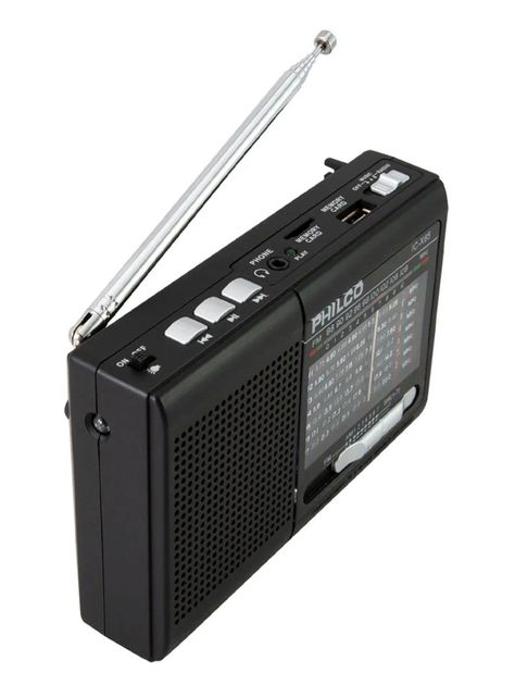 Radio Portatil AM/FM Philco IC-X65 Bluetooth Linterna Negro-1