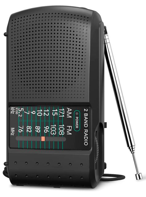 Radio Portatil AM/FM Philco IC-X40 Con Audifonos Negro-1