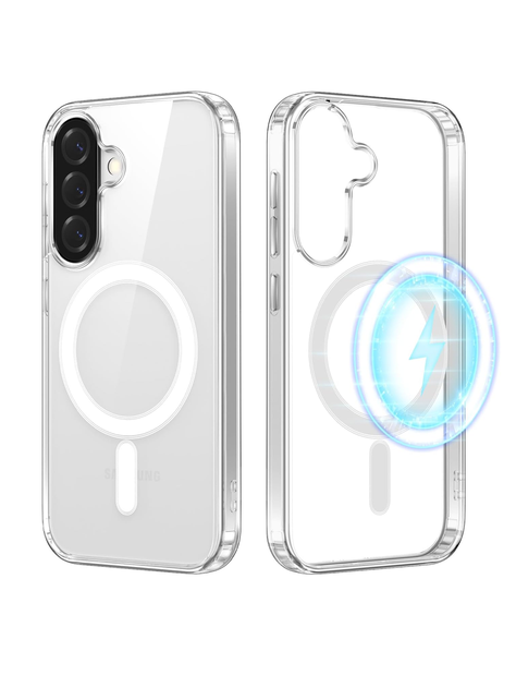 Carcasa Funda Transparente Para Samsung A06 Magsafe-1
