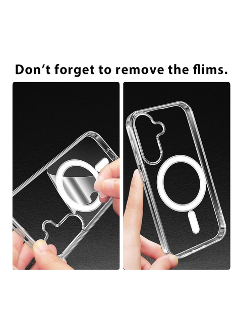 Carcasa Funda Transparente Para Samsung A06 Magsafe-3