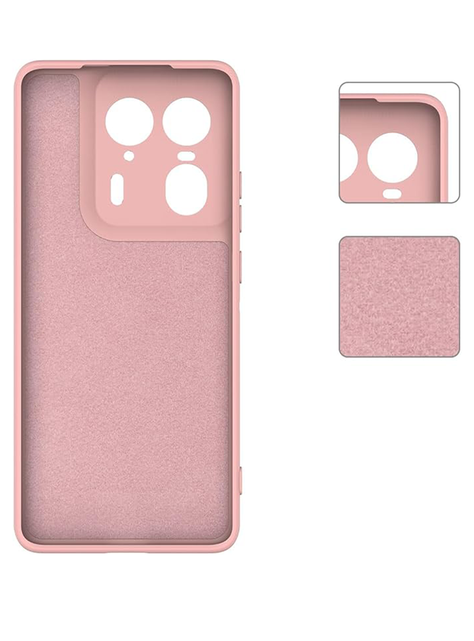 Carcasa Funda Para Motorola Edge 50 Ultra Goma Rosado-2