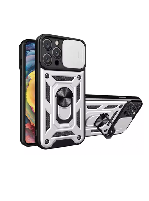 Carcasa Armor Con Anillo Para iPhone 16 Pro Colores-0