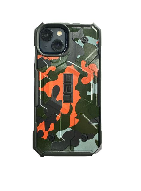 Carcasa UAG Antigolpes Para iPhone 15 Militar Naranja-0