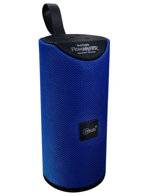 Parlante Bluetooth Portatil Flow Master TWS Mlab Azul-0